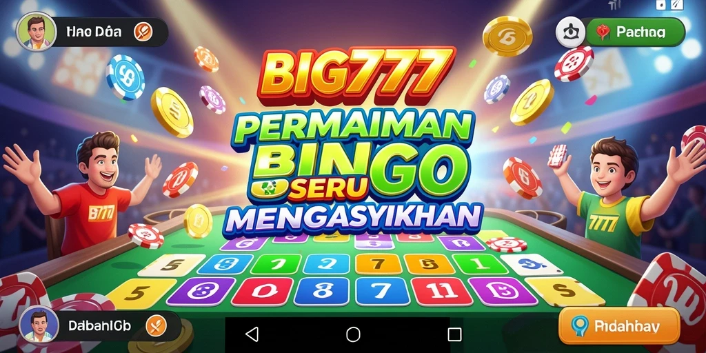 Tampilan screenshot BIG777 menampilkan gameplay Bingo yang seru dan interaktif.