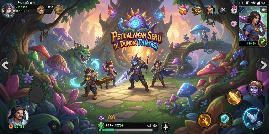 Tangkapan layar gameplay EE789 yang menampilkan aksi petualangan seru.