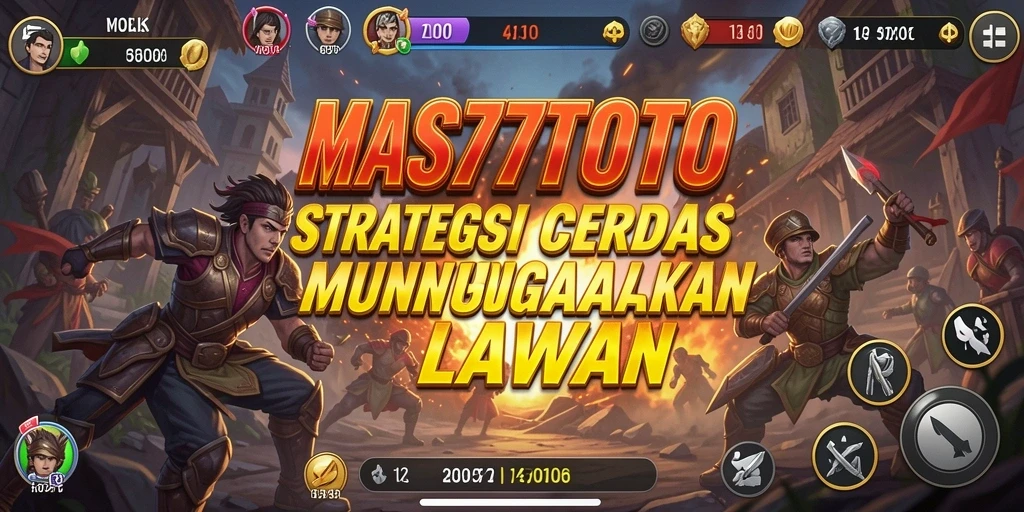 Tangkapan layar utama dari gameplay MAS77TOTO yang penuh strategi.