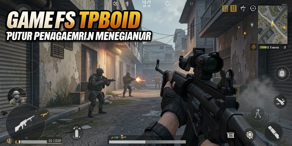 Tampak seru dalam aksi gameplay FPS yang menegangkan.