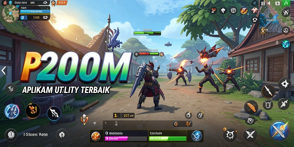 Screenshot P200M menampilkan interface aplikasi Utility yang intuitif dan mudah digunakan.