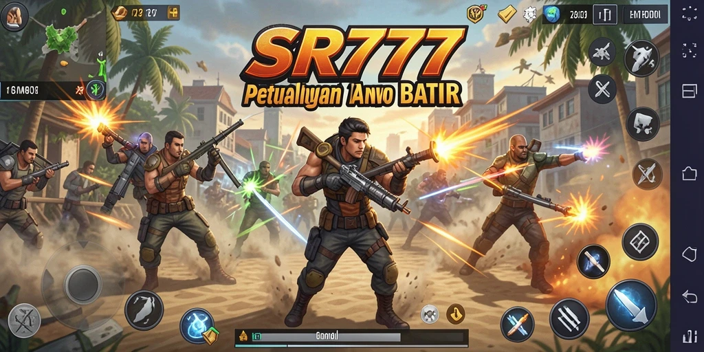 Tangkapan layar dari gameplay SR777 yang penuh aksi.